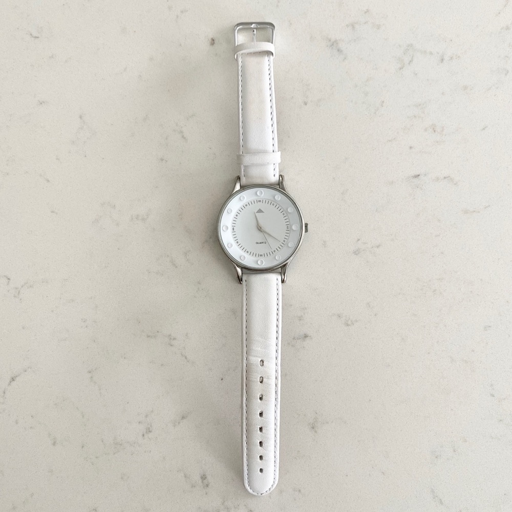 White Quartz watch